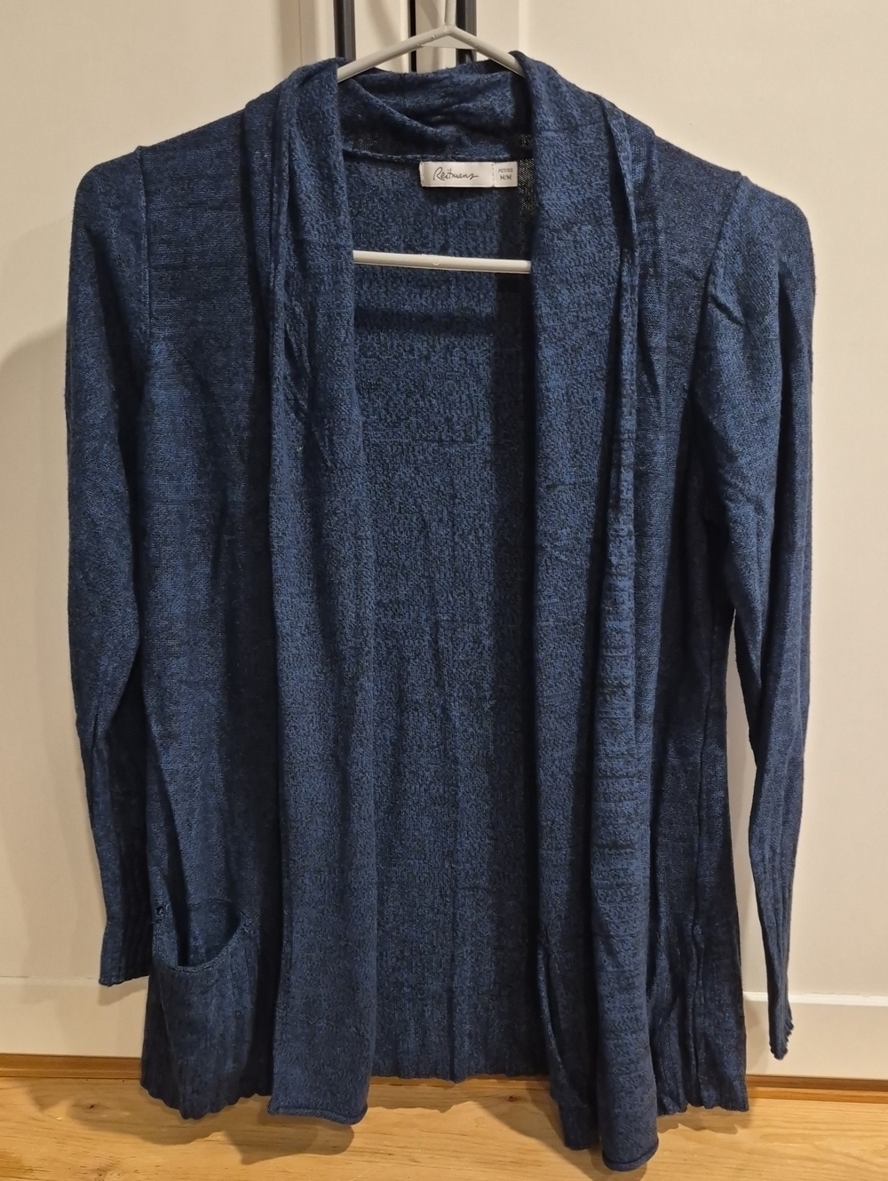 💙 Reitmans Open-Front Navy Blue Women's Cardigan